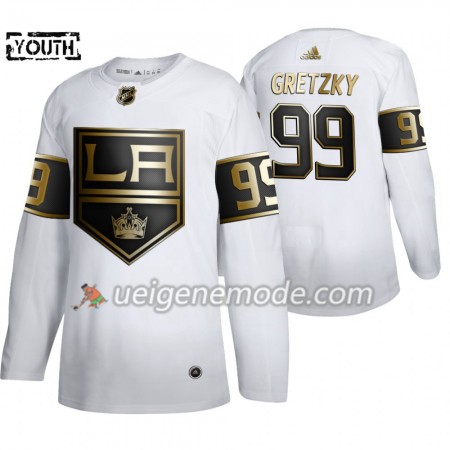 Kinder Eishockey Los Angeles Kings Trikot Wayne Gretzky 99 Adidas 2019-2020 Golden Edition Weiß Authentic